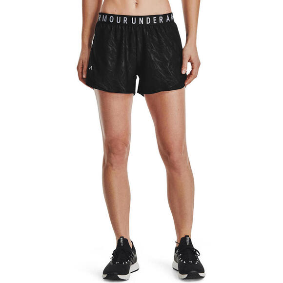 Under Armour Women’s Logo Waistband Play Up Short, Black sz. L - Picture 2 of 6
